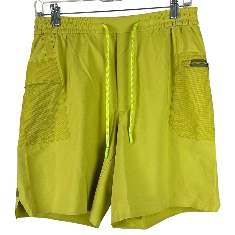 Lululemon Water-Repellent Hiking Short 8" Yellow Men's Size Small New With Tags